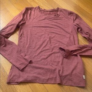 Long Sleeve Maroon Top